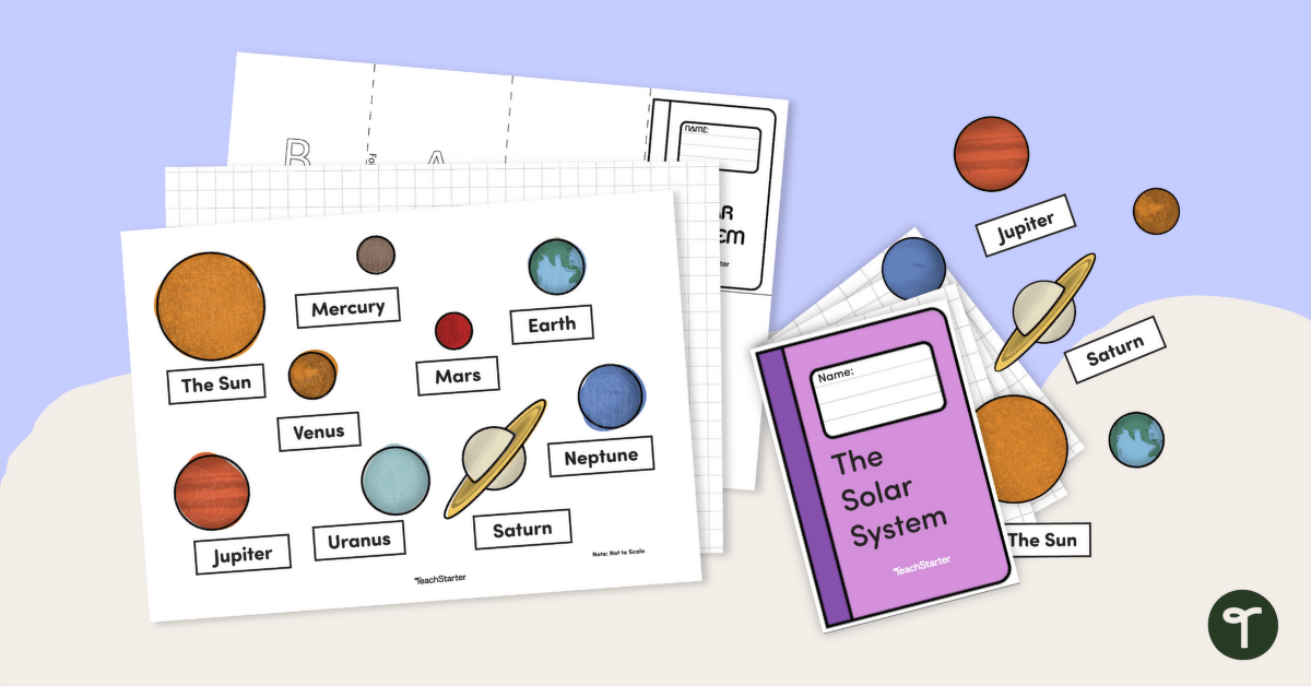 The Solar System – Cut and Paste Activity teaching resource