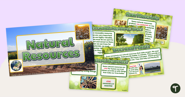 Image of What Are Natural Resources? PowerPoint