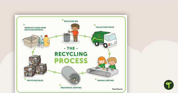 Image of The Recycling Process Poster