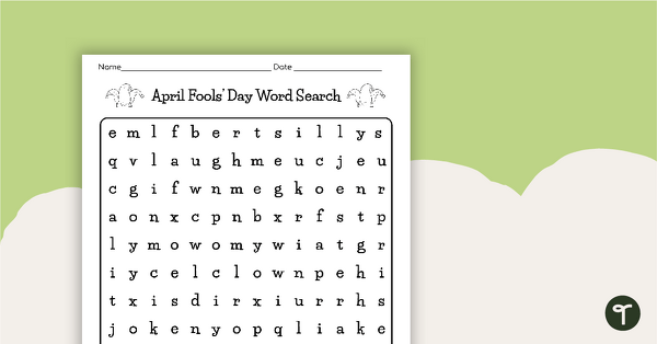 Go to April Fools' Day Word Search teaching resource