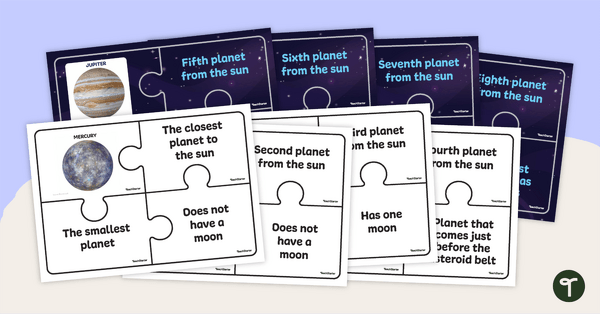 Go to Planet Puzzle Match-Up Activity teaching resource