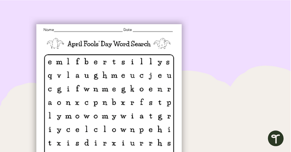 Go to April Fools' Day Word Search teaching resource