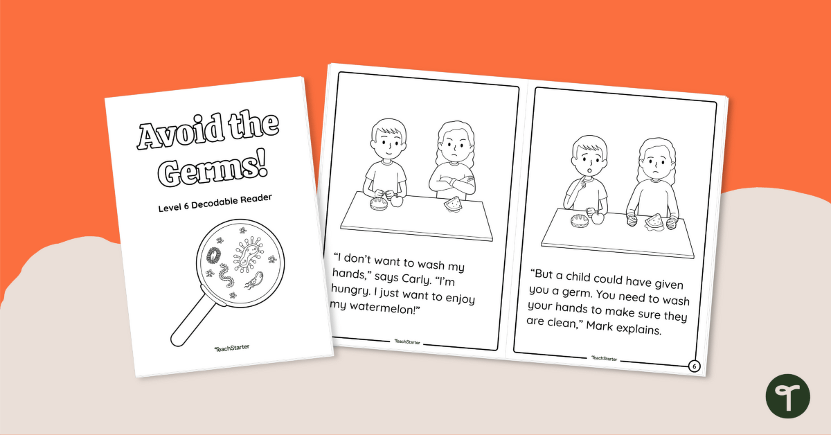 Avoid the Germs! - Decodable Reader (Level 6) teaching resource