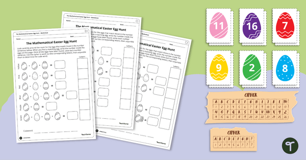 Go to The Mathematical Easter Egg Hunt – Whole Class Game teaching resource