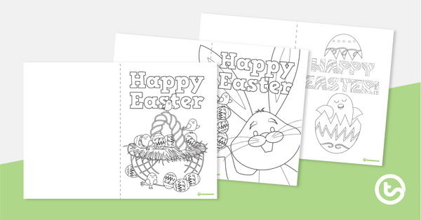 Easter Card Templates teaching resource
