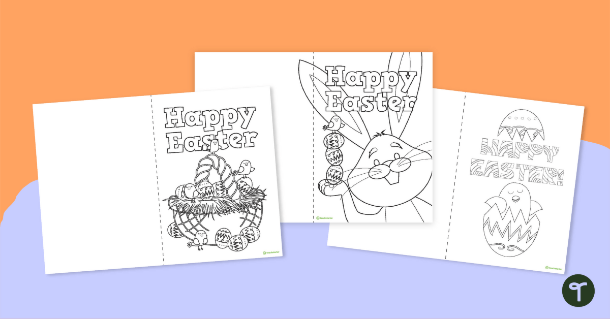 Easter Card Templates teaching resource