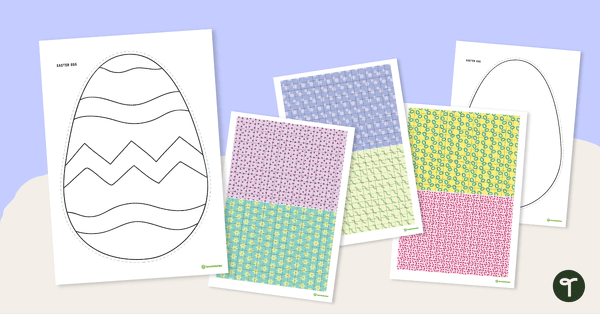 Go to Mosaic Easter Egg Art Activity teaching resource