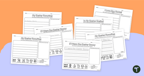 Go to Easter Writing Prompts - Differentiated Worksheets teaching resource