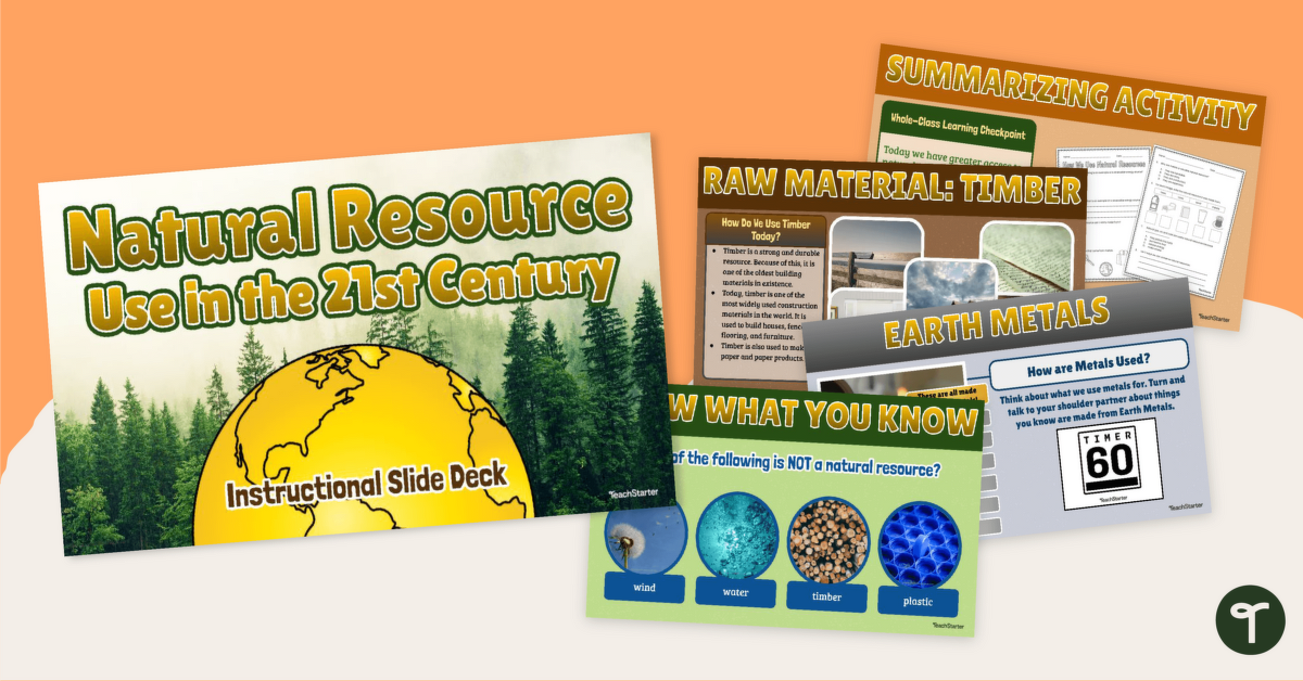 Natural Resource Use - Instructional Slide Deck teaching resource