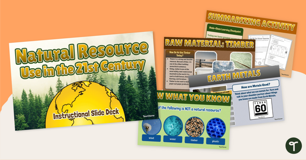 Natural Resource Use in the 21st Century PowerPoint teaching resource