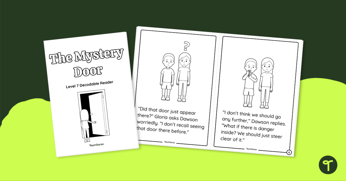 The Mystery Door - Decodable Reader (Level 7) teaching resource
