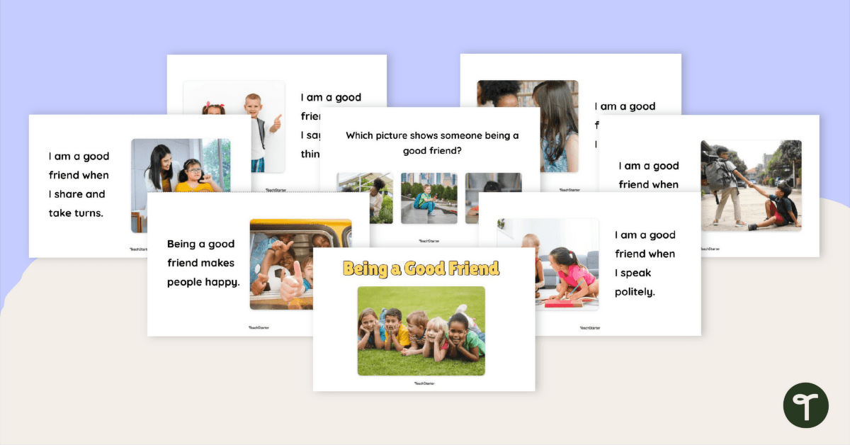 Being a Good Friend – Mini-Book teaching resource
