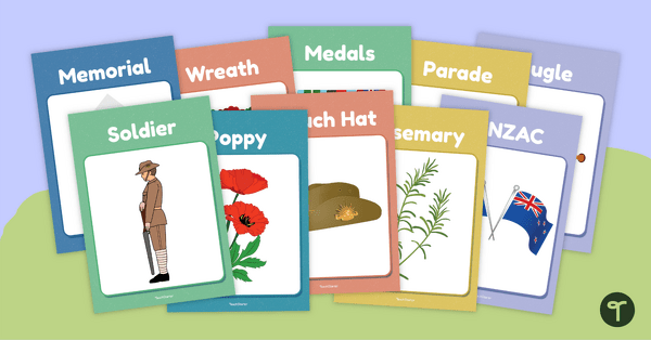 Go to Anzac Day Symbols Poster Set teaching resource