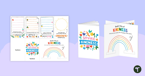 Go to Sprinkle Kindness Activity Book Template teaching resource