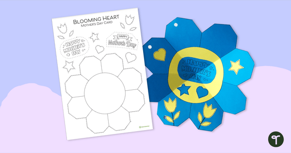 Go to Blooming Heart Mother's Day Card teaching resource