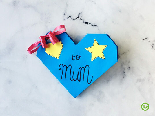 Blooming Heart Mother's Day Card teaching resource