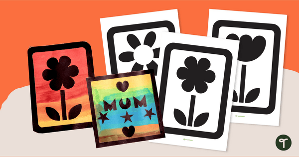 Go to Mother's Day Silhouette Art Templates teaching resource