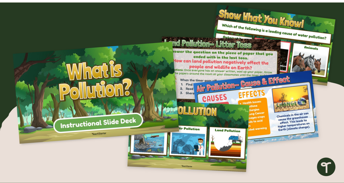 What is Pollution? Instructional Slide Deck teaching resource