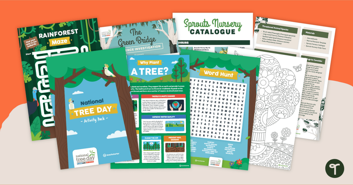 National Tree Day Activity Pack teaching resource
