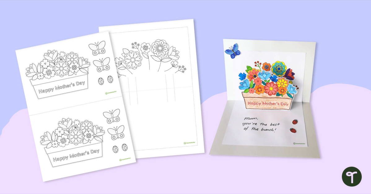Mother's Day Pop-Up Card teaching resource