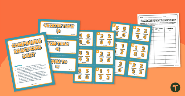 Go to Comparing Fractions – Sorting Activity teaching resource
