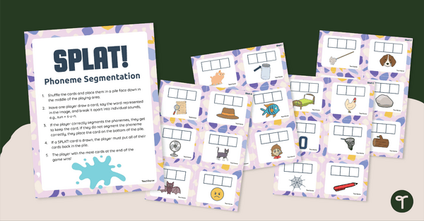 Go to SPLAT! Phoneme Segmentation Game teaching resource