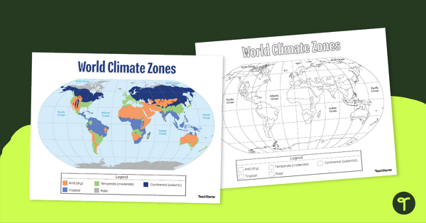 World Climate Zones Teach Starter
