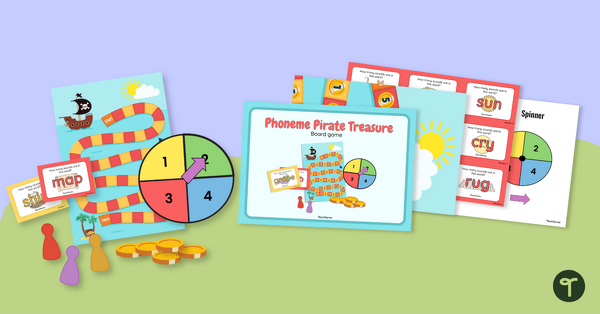 Go to Counting Phonemes Game - Pirate Treasure teaching resource