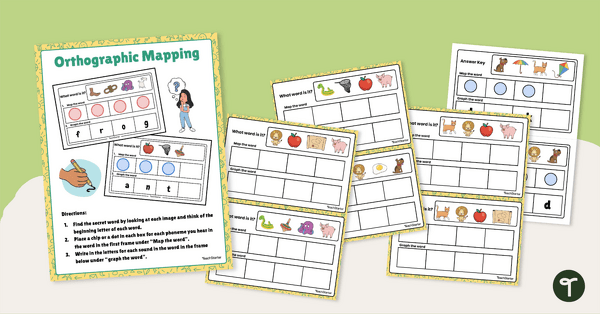 Go to Word Mapping Task Cards teaching resource
