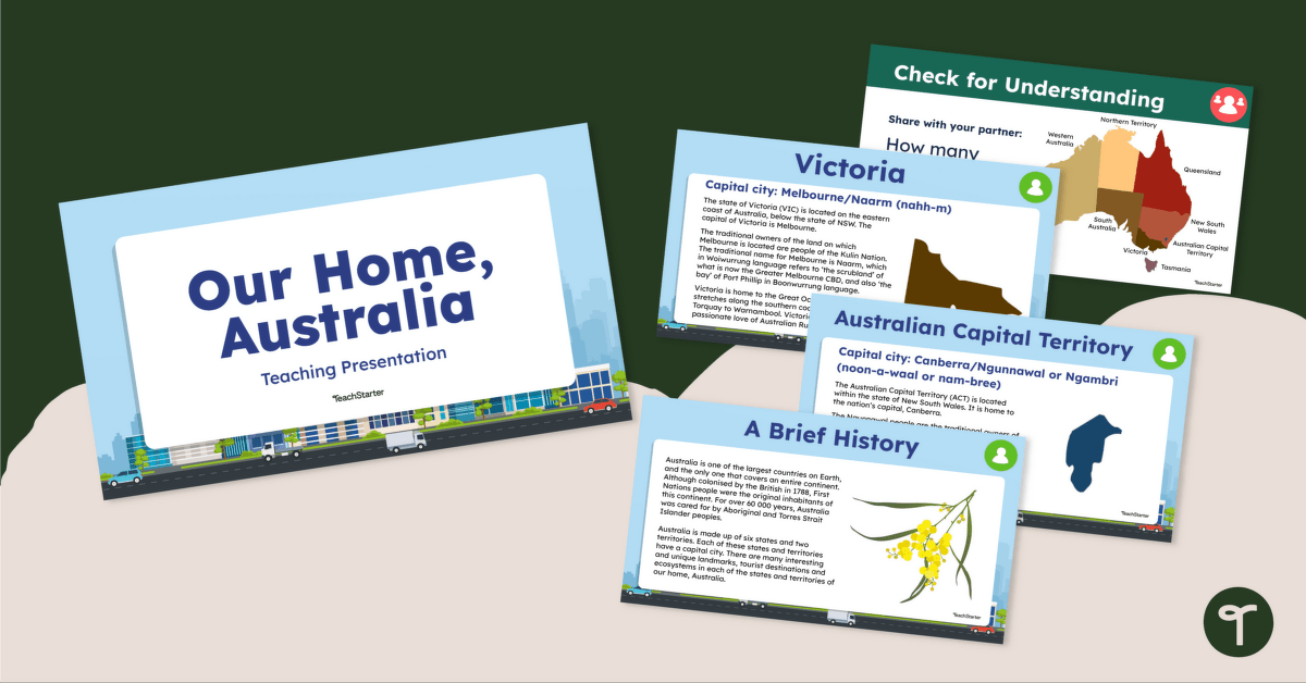 Our Home, Australia: Teaching Presentation teaching resource