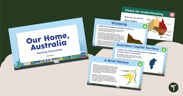 Go to Our Home, Australia: Teaching Presentation teaching resource
