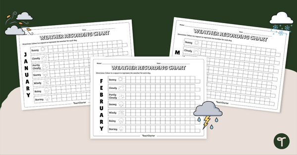 Go to Printable Weather Recording Charts teaching resource