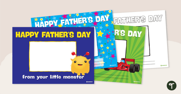 Go to Father's Day Picture Templates teaching resource