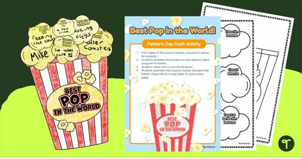 Go to Best Pop in the World-Father's Day Craft teaching resource