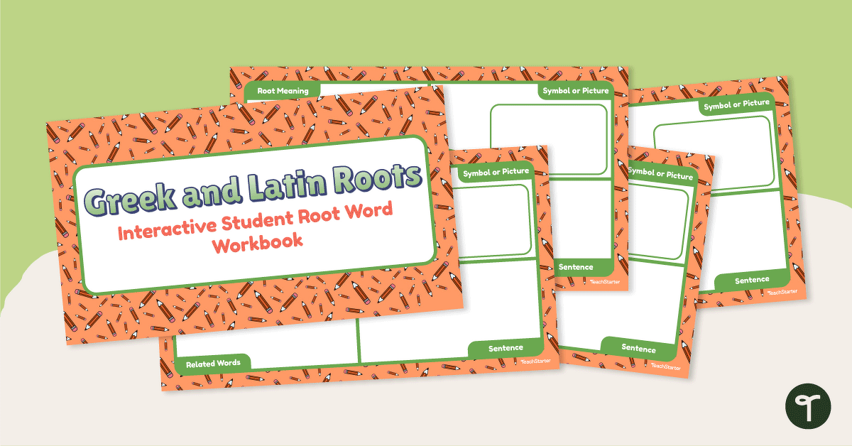 Greek and Latin Roots- Vocabulary Notebook teaching resource