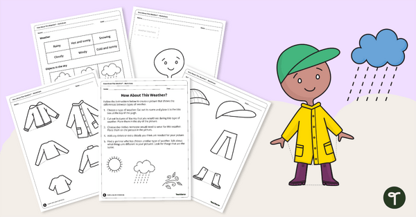 Go to How About This Weather? -  Worksheet teaching resource