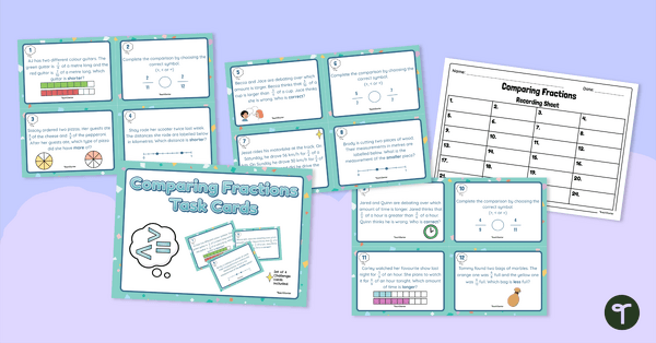 Go to Comparing Fractions – Task Cards teaching resource