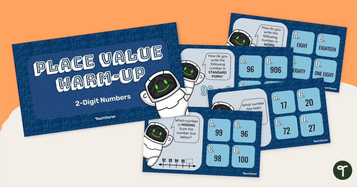 2-Digit Place Value Game - Interactive Slide Deck teaching resource