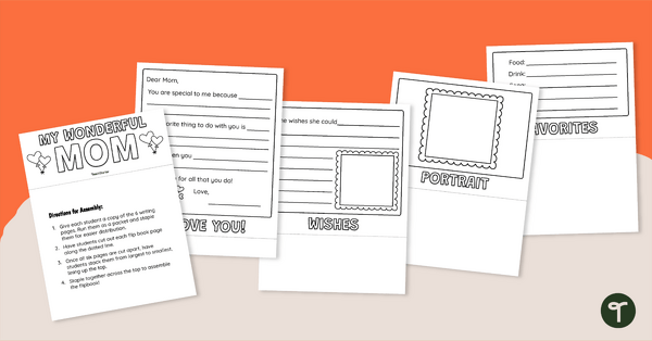Go to Mother's Day Flipbook Template teaching resource