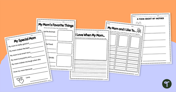 Go to Mother's Day Worksheets teaching resource