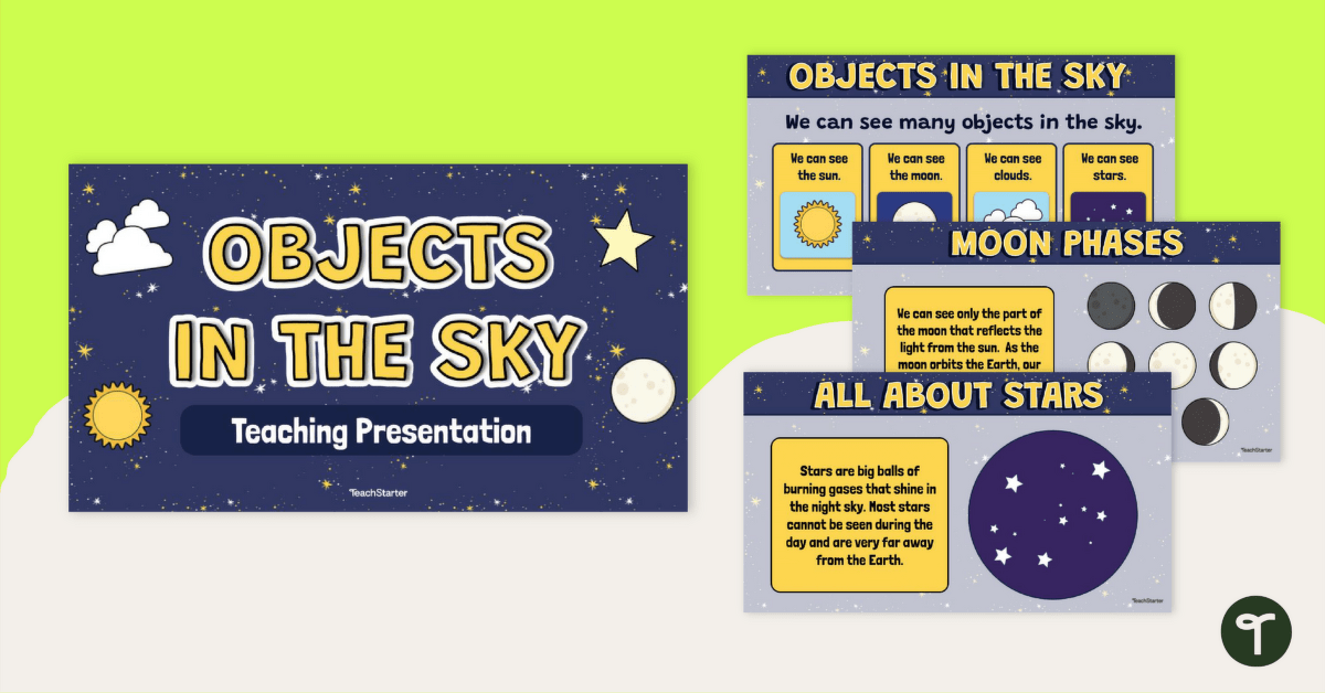 Objects in the Sky – Teaching Presentation teaching resource