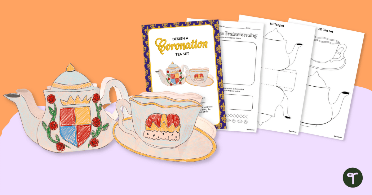 Design Project - Tea Set for the King's Coronation teaching resource