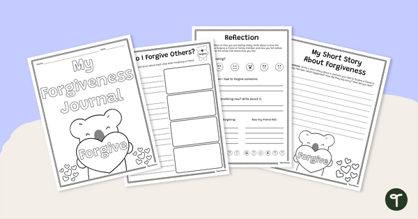 Go to My Forgiveness Journal – SEL Worksheets teaching resource