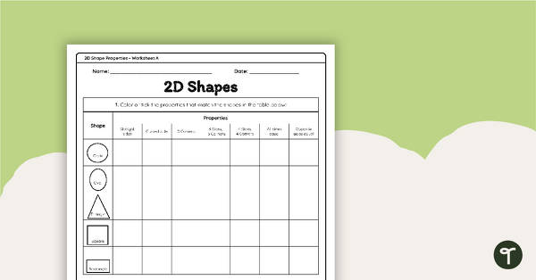 Go to 2D Shapes Comparison Worksheet teaching resource