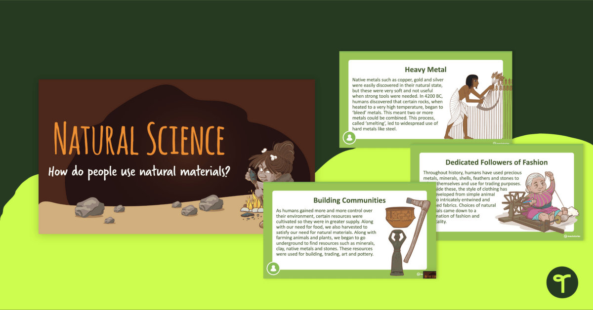How Do People Use Natural Resources? Teaching Slides teaching resource