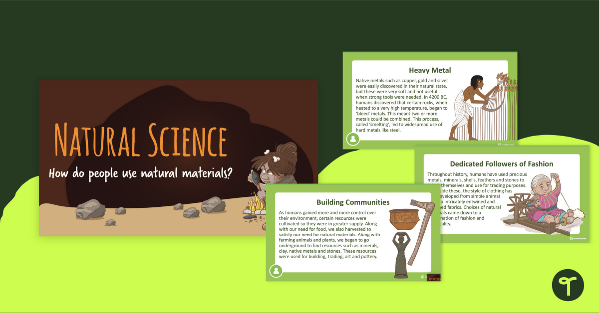 How Do People Use Natural Resources? Teaching Slides teaching-resource