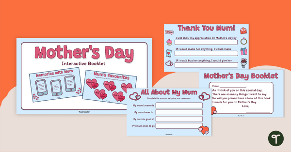 Go to Mother's Day Interactive Booklet teaching resource