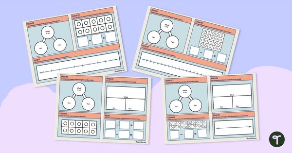 Go to Subtraction Strategy Work Mats teaching resource