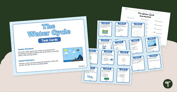 Image of Water Cycle Task Cards