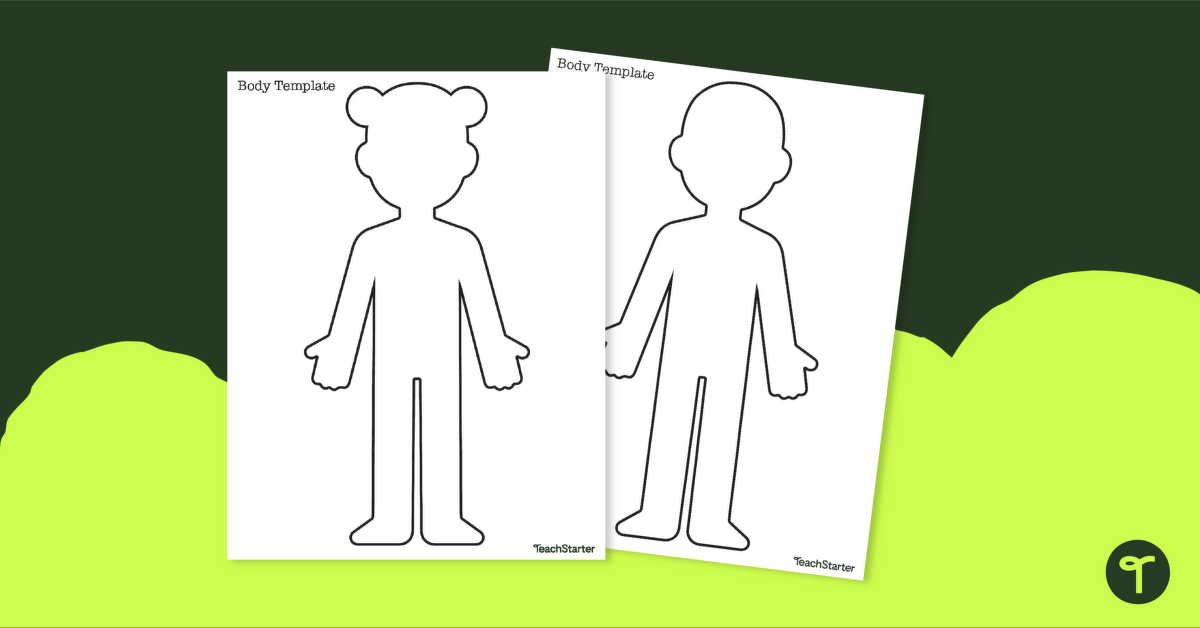 Free Printable Body Outline Template